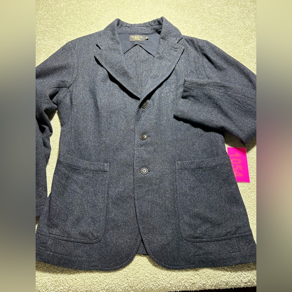 Ralph Lauren RRL Gray Charcoal Sportcoat Jacket Sz Large